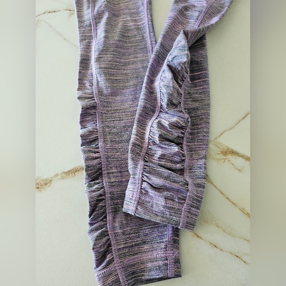 Lululemon Speed Tight IV Space Dye Camo Tender Violet Black Grape Purple Size 6 - Picture 12 of 16